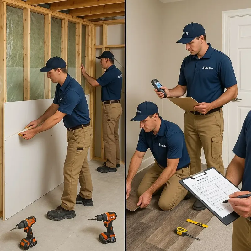 Repairs and Reconstruction process in Denton County, TX