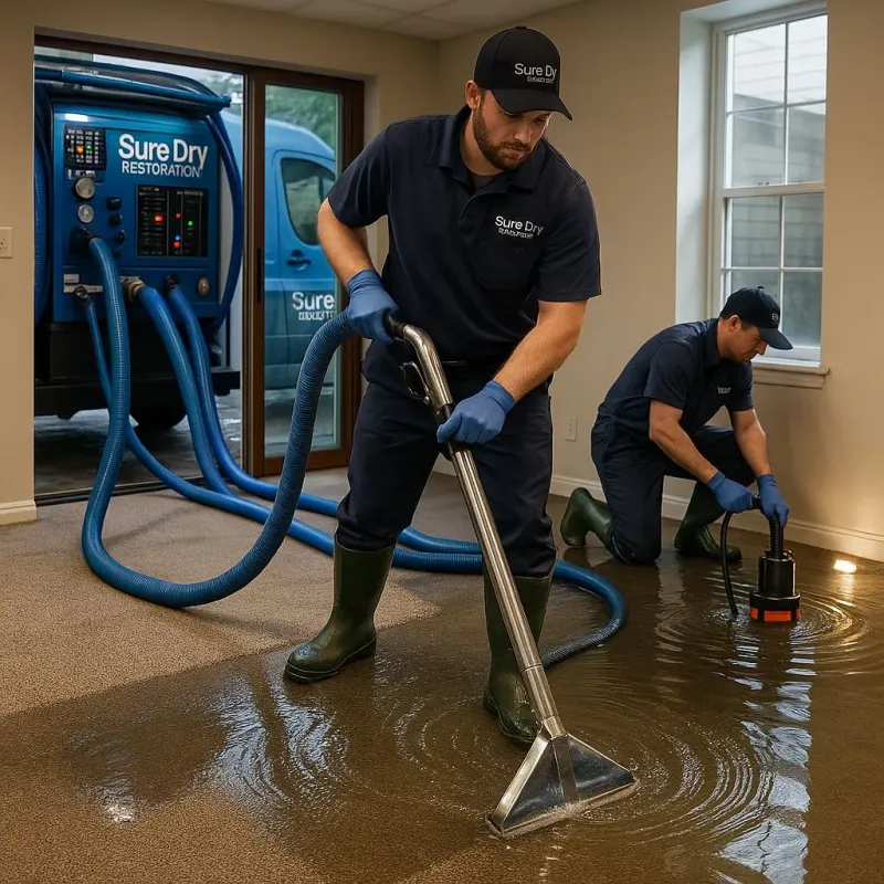 Water Extraction and Removal process in Denton County, TX